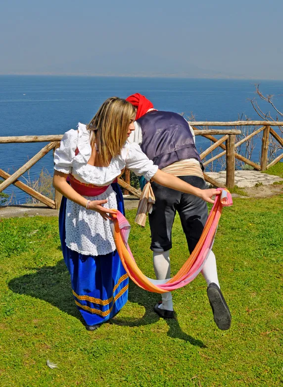 Dancers performing the foot stamps